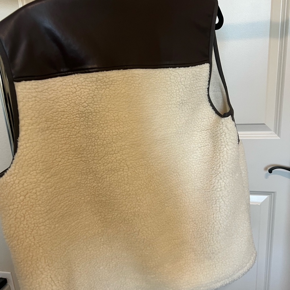 Michael Kors Cream and Black Vest